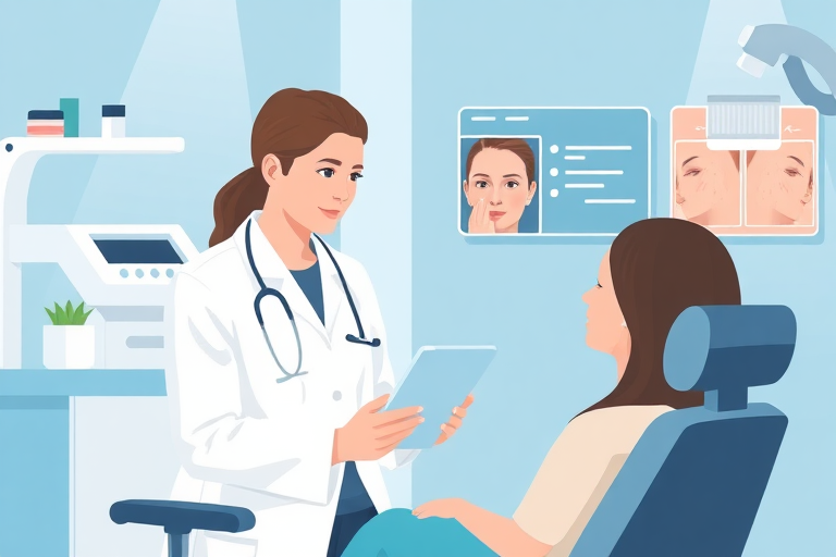 Analyzing the translation of technical terms in "Non‐ablative 1550‐nm erbium‐glass and ablative 10 600‐nm carbon dioxide fractional lasers for acne scars: a randomized split‐face study with blinded response…"