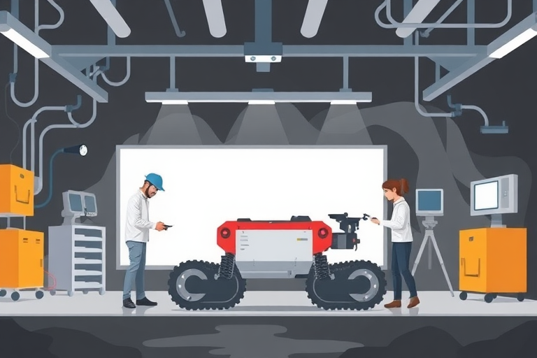 Mastering the translation nuances of "Optimization of the suspension system and analysis of the ride performance of the crawler-type coal mine search and rescue robot."