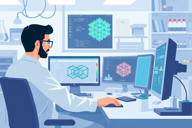 Analyzing the translation of technical terms in Computer modeling in inorganic crystallography.