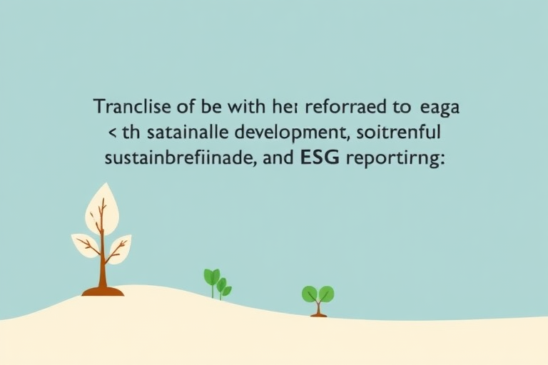 How to maintain the original style when translating "Ethical leadership as a prerequisite for sustainable development, sustainable finance, and ESG reporting."