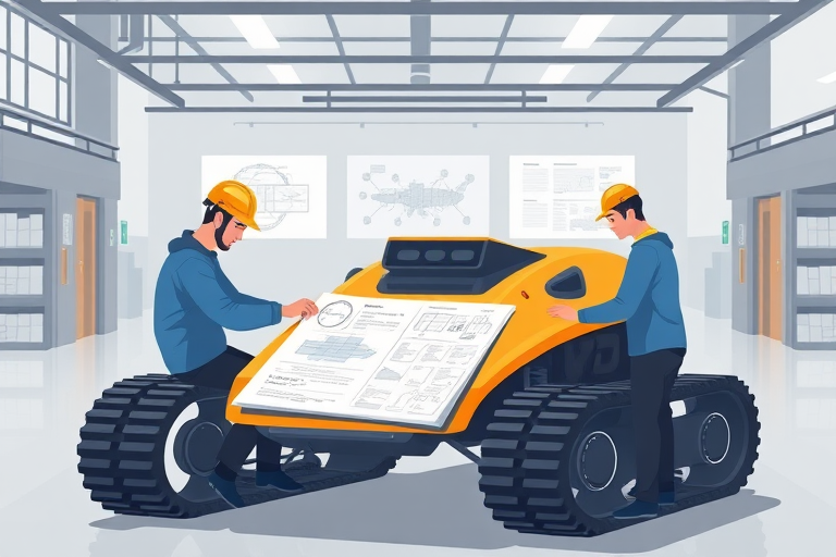 Solving the translation challenges of the Design of terrain adaptive versatile crawler vehicle HELIOS-VI.