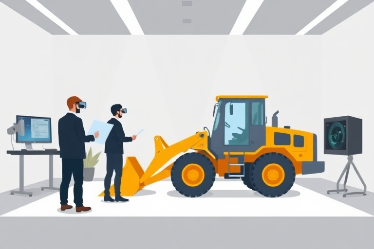 Mastering the translation nuances of the Multi-domain simulation model of a wheel loader.