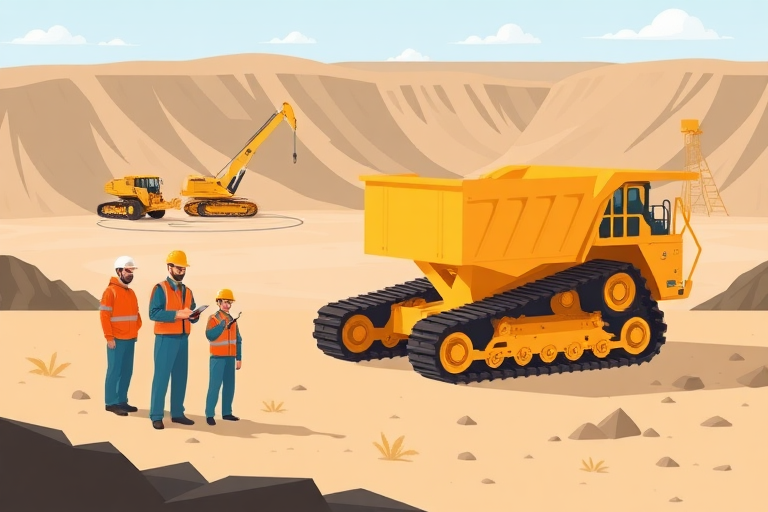 How to accurately translate academic papers titled "Controlled multi motor crawler drive with adjustable steering radius on open pit mining machines"?