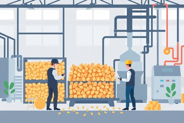 Analyzing the translation of technical terms in "Upgrading chips manufactured from harvesting residue to pulp chip quality."