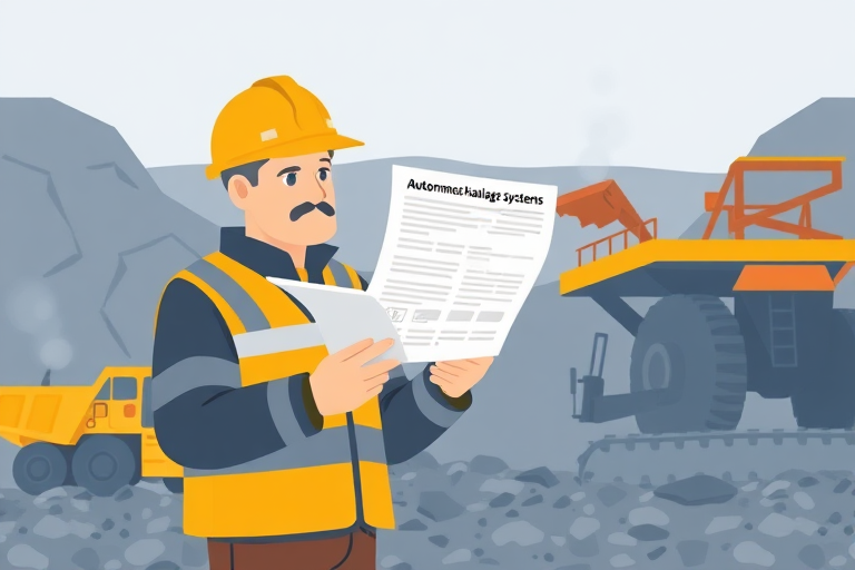 How to accurately translate the paper "Autonomous haulage system for mining rationalization"?