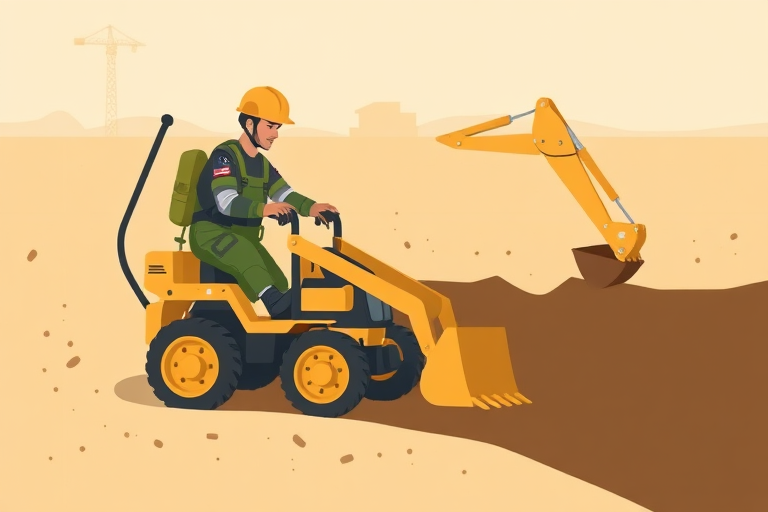 A Robotic Controlled Backhoe Loader to Provide Support for Wounded Soldiers to Return to the Civilian Construction Industry: Translation Techniques and Considerations