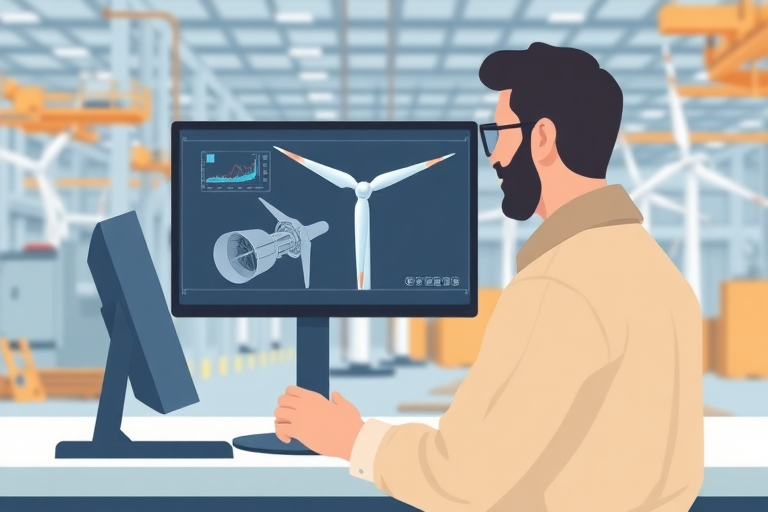 Analyzing the translation of technical terms in "Innovative design approaches for large wind turbine blades" across multiple languages.