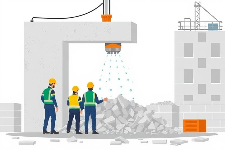 The key steps for accurate translation of "Study on parameter analysis and damage mechanism of water jet combined with mechanical cutter head breaking concrete".