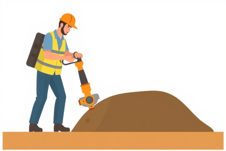 Analyzing the translation of specialized terminology in "Monitoring soil state during compaction process using a vibrating rammer and a plate compactor"