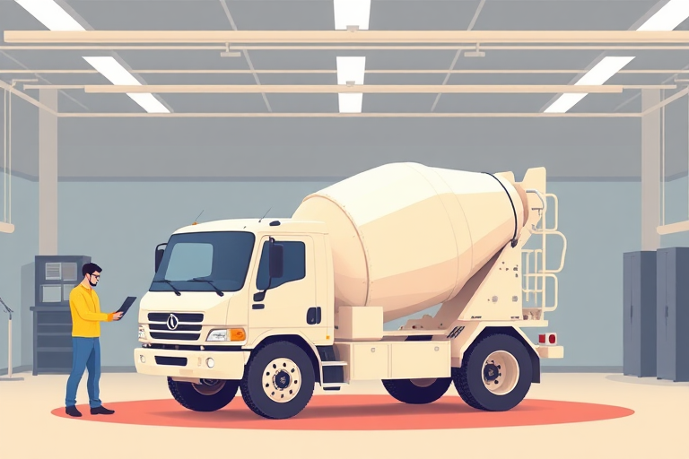 Tackling the translation challenges of "3D reconstruction of a concrete mixer truck for training object detectors."