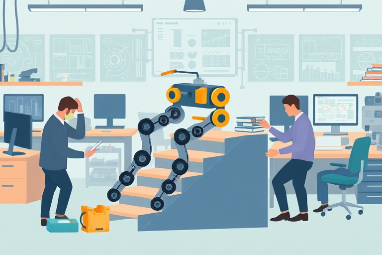 How to Maintain the Original Style When Translating "The Design of a Scissor Stair Climbing Robot"