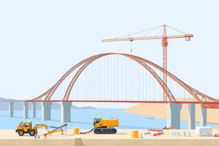 Finding the best translation methods for "Innovative launch of long-span arch bridge across waterway using special hydraulic crawler".