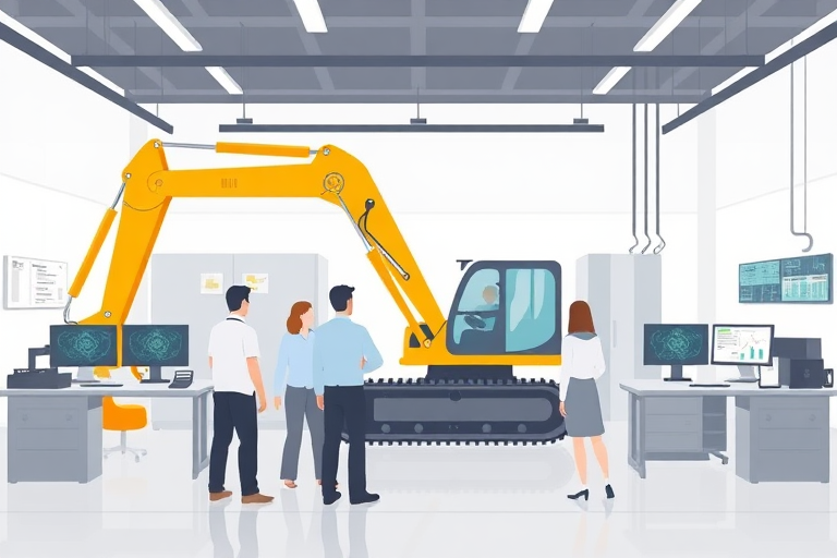 Analyzing the professional terminology translation in "Design and modeling of hardware-in-loop test bench for hydraulic excavator based on dynamic load emulation."