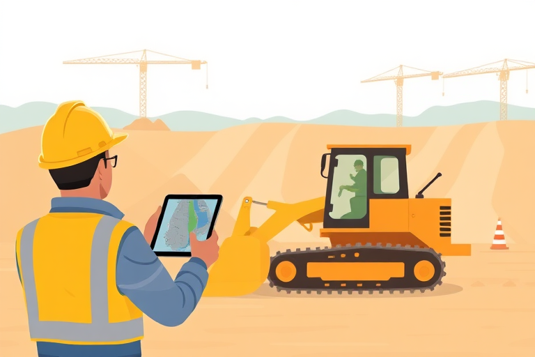 Mastering the translation essentials of "Earthwork digital twin for teleoperation of an automated bulldozer in edge dumping."