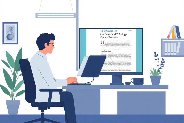 How to Maintain the Original Style When Translating "CRC Handbook of Laser Science and Technology Supplement 2: Optical Materials"