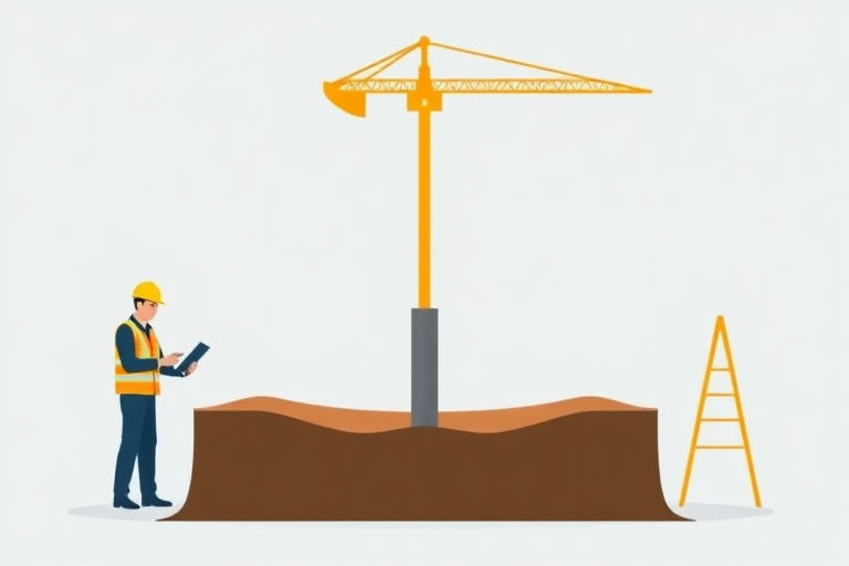 Analyzing the translation of technical terms in "Experimental study of the effect of excavation on existing loaded piles."