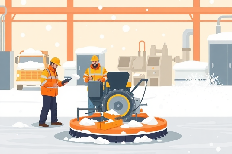 Mastering the translation key points of Equipment with Disc Cutters for Destruction and Removal of Strength Snow and Ice Formations on Road Surface.